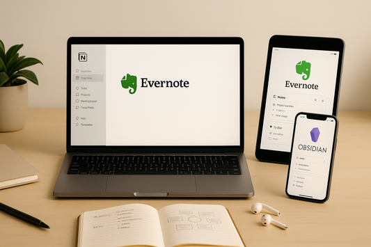Notion vs. Evernote vs. Obsidian: ¿Cuál Es la Mejor Aplicación para Tomar Notas en 2025?
